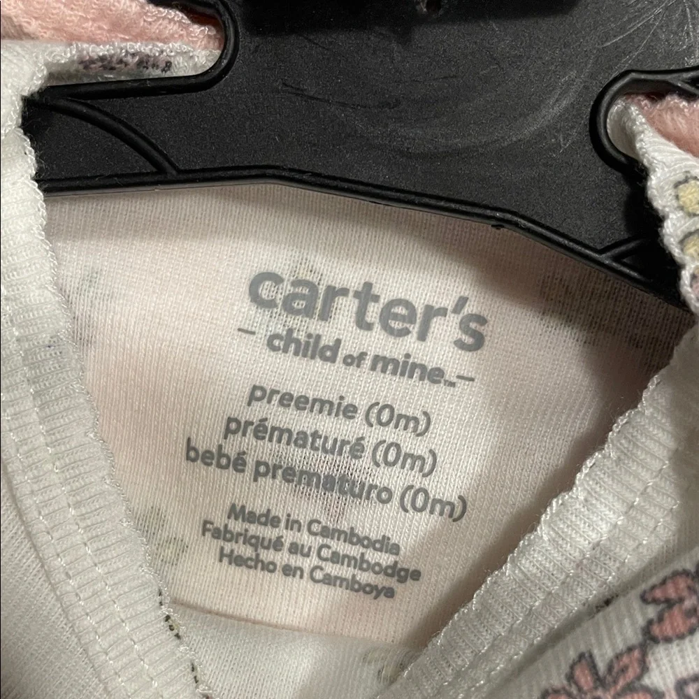 Carter's Floral Print Baby Bodysuits